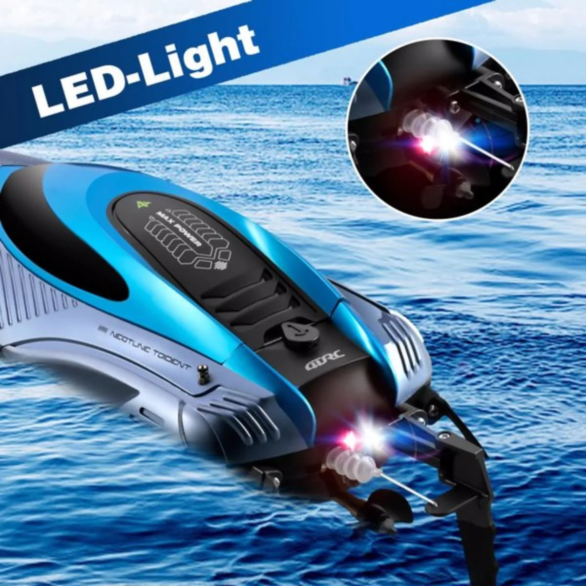 4DRC S3 45km/h Remote Control Boat Kids Toy WATER-COOLED High Speed RC Ship.Gifts for Kids Adults