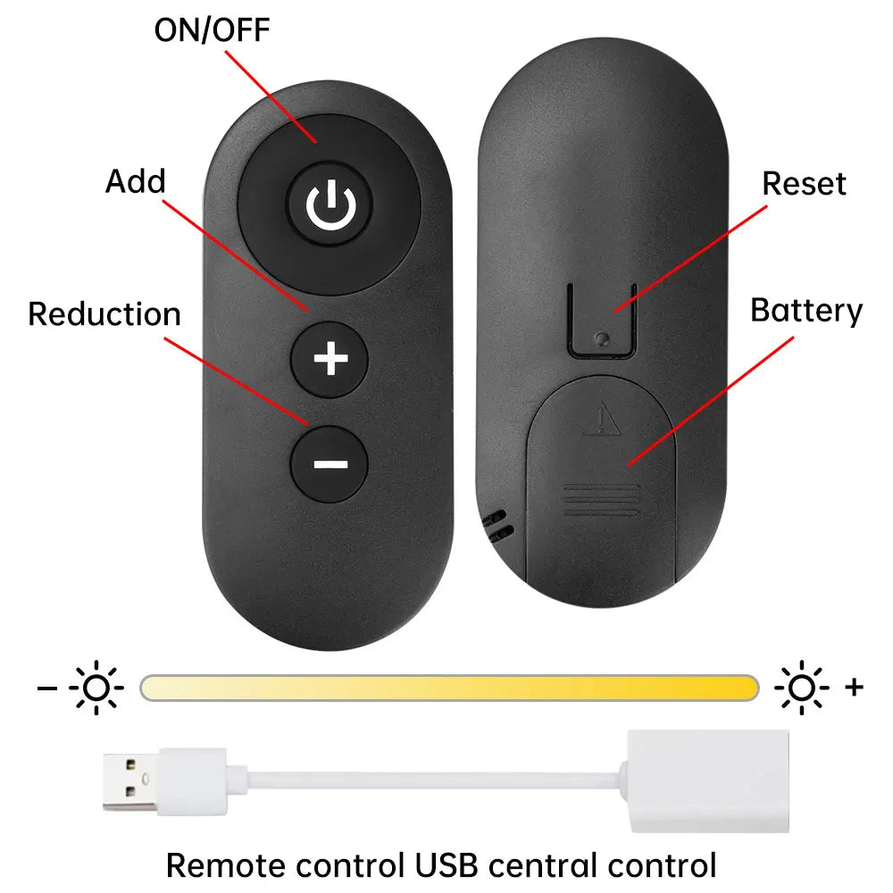 DC 5V USB RF Remote Switch - Wireless LED Strip Dimmer & Fan Speed Controller Module for Cabinet/Night Lights DIY Lighting Contr