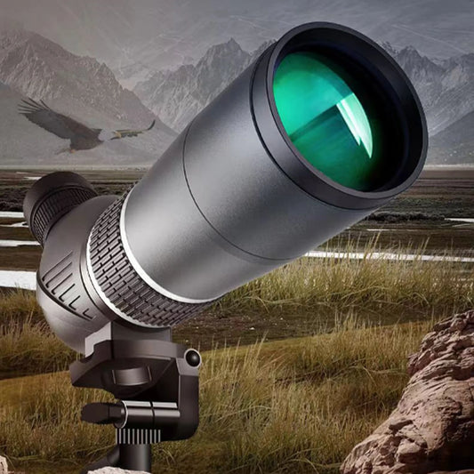 New 20-60X60 Telescope Spotting Scope Large Field Powerful Zoom Monocular With Phone Adapter Tripod For Bird Watching Camping