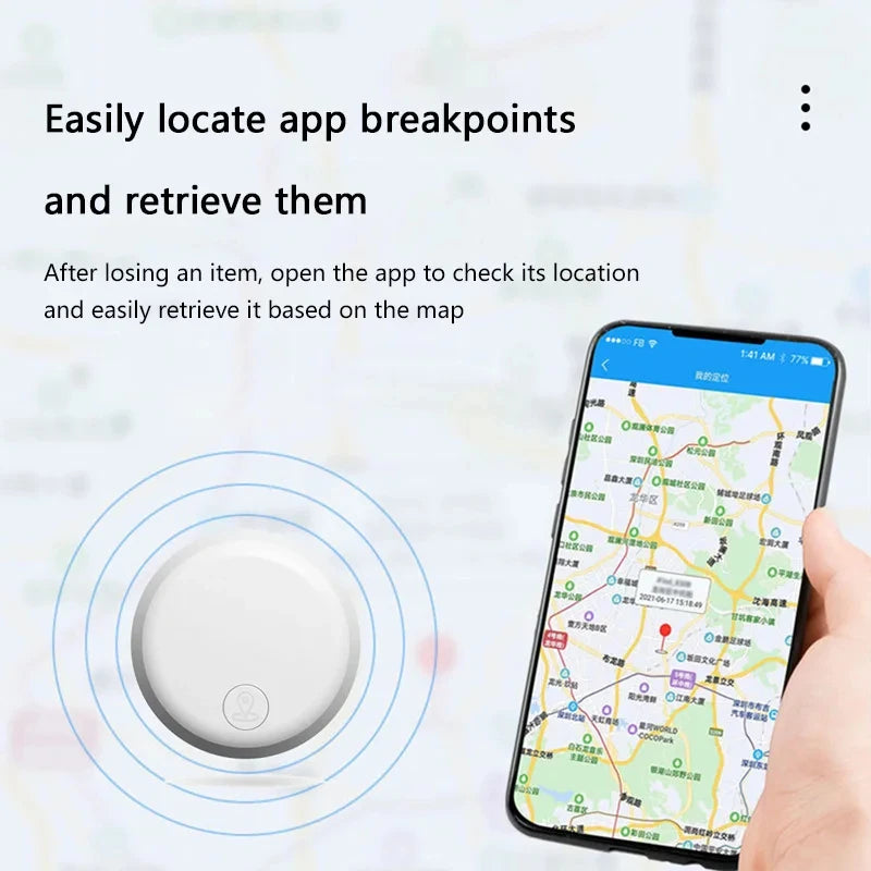 OPPO GPS Smart Tracker Bluetooth Locator Anti-Lost Pet Cat Collar Protective Wearable Tracker Protective  For Apple Android Find