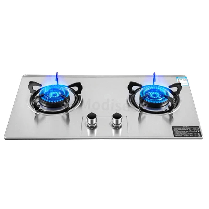 8.5Kw Gas Stove Dual Stove Household Embedded Natural Gas Liquefied Gas Timing Stove Fierce Fire Stove Desktop Dual-Use Kitchen