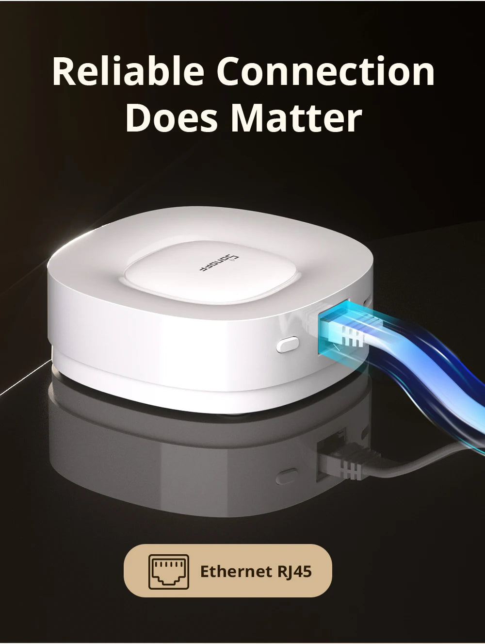SONOFF ZBbridge-U Matter Zigbee Bridge Ultra Smatr Home Security Ethernet Connection OTA Upgrade Works SNZB-03P/SNZB-06P Devices