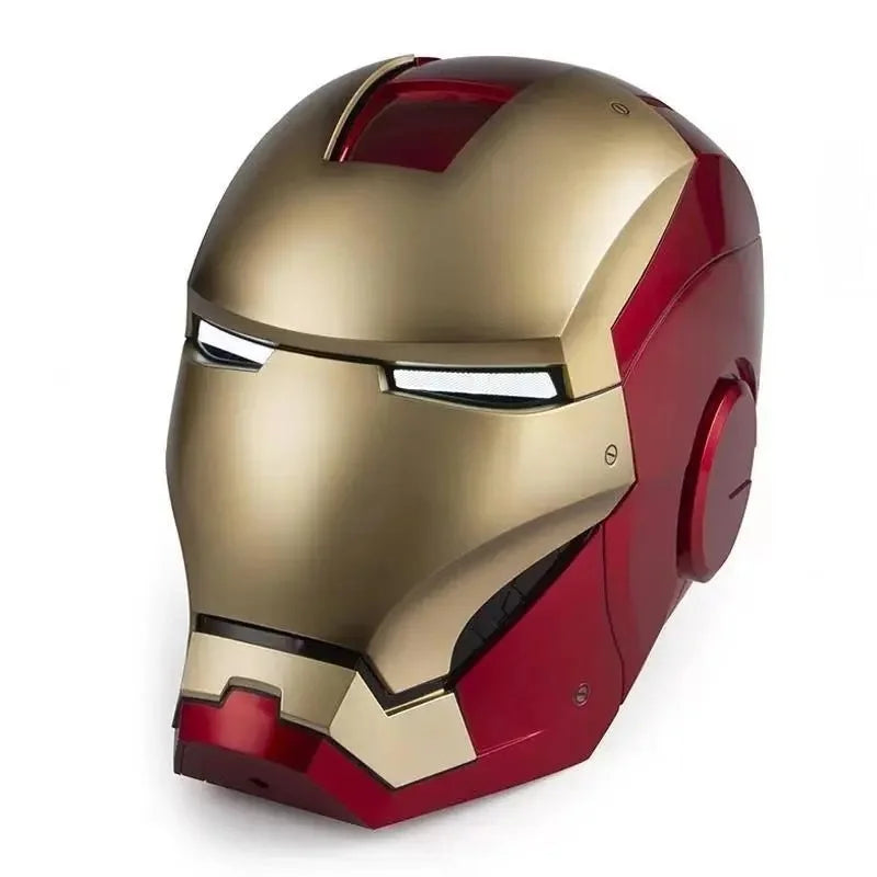 Iron Man helmet MK Jarvis wearable automatic opening and closing hood, deformable luminous hood, mechanical arm toy