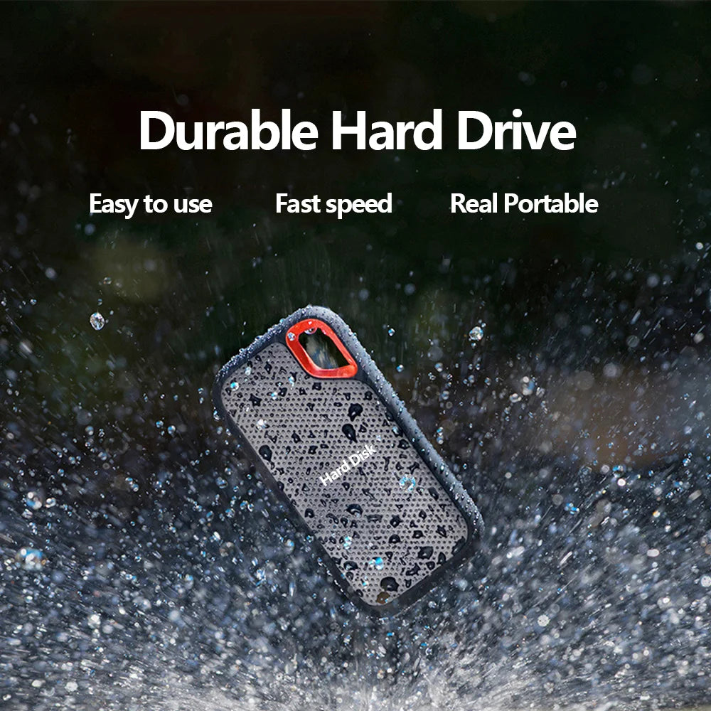 1TB External Hard Drive 4TB Portable SSD 2TB Original High Speed Hard Disk 256TB USB3.1 Solid State Disk for Laptop/Phone/MAC/PC