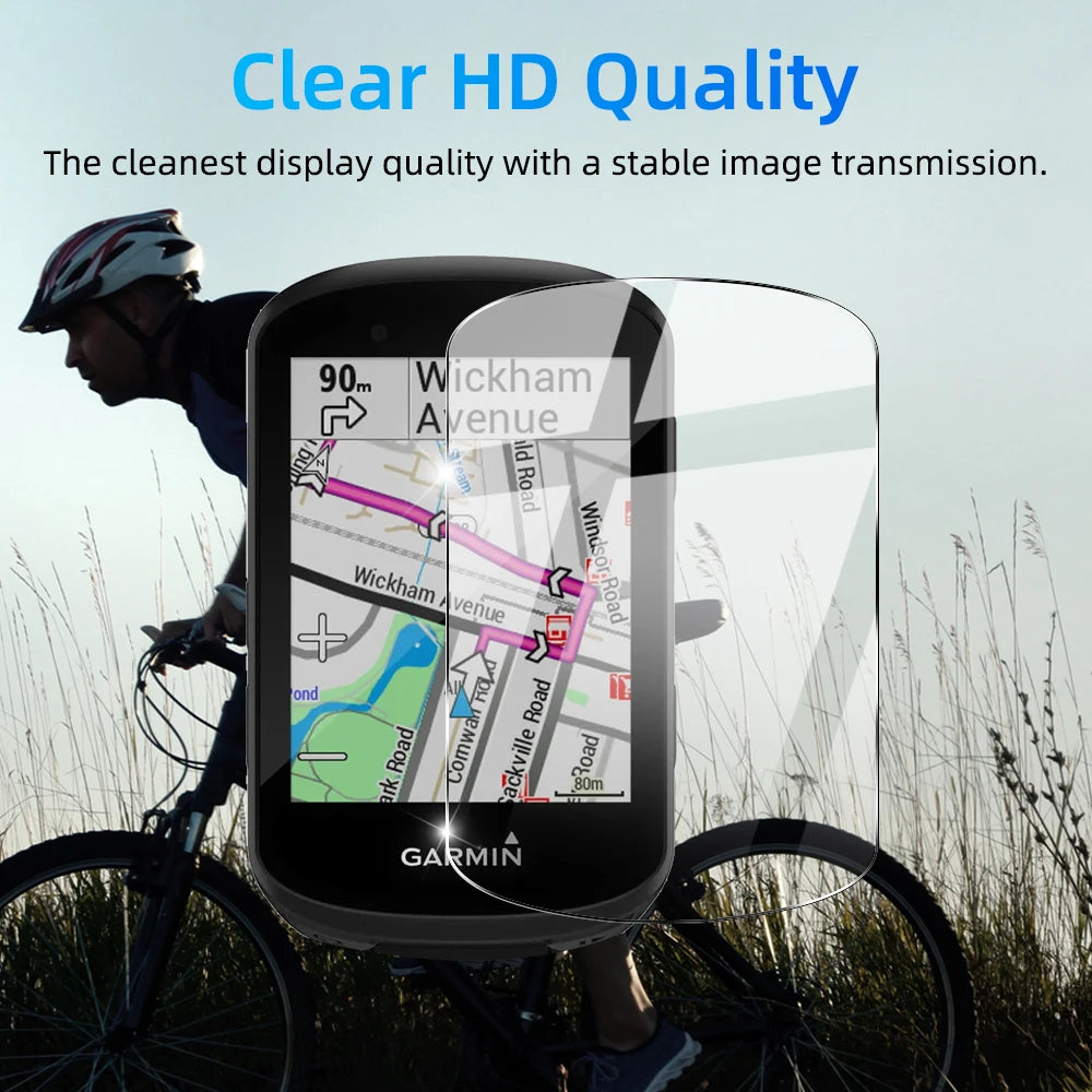 2Pcs Tempered Glass + Silicone Case for Garmin Edge 840 540 530 830 1040 1030 520 130 Plus GPS Stopwatch Screen Protector Cover
