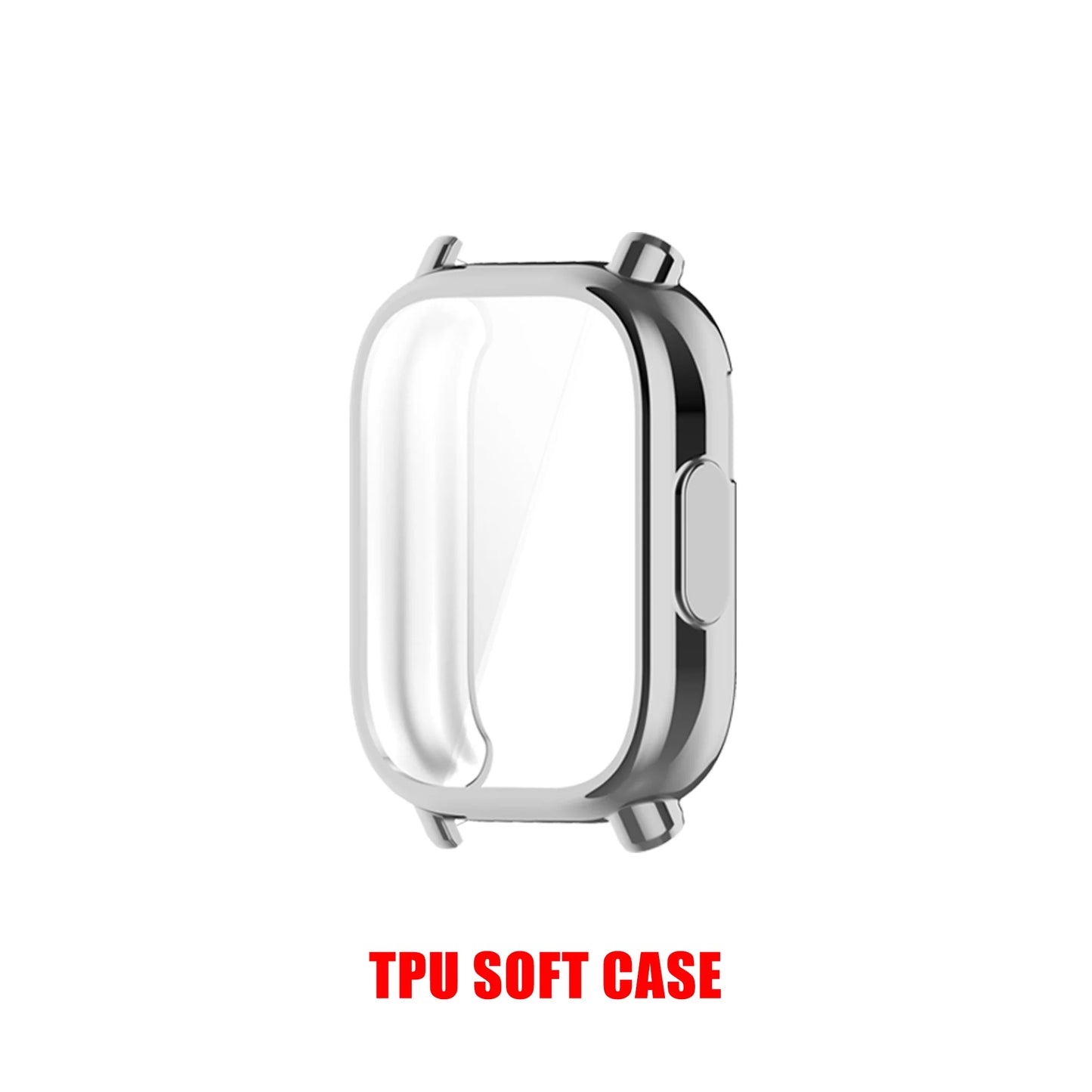 Full Cover Screen Protector Case For Xiaomi Redmi Watch 5 Active Lite Case Tempered Glass Anti-scratch Film Bumper Protective