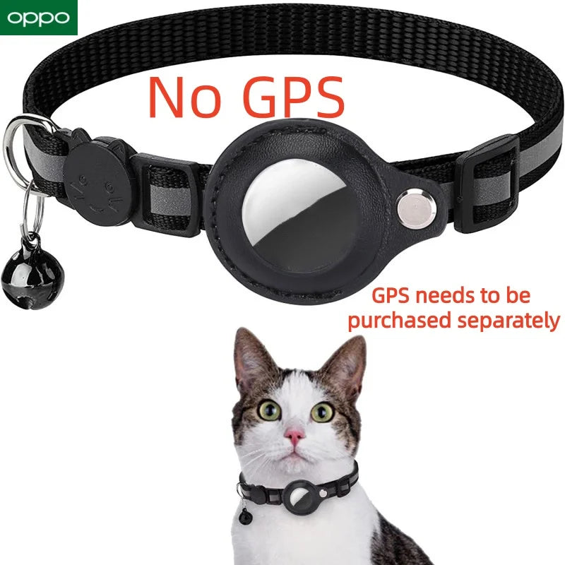 OPPO GPS Smart Tracker Bluetooth Locator Anti-Lost Pet Cat Collar Protective Wearable Tracker Protective  For Apple Android Find