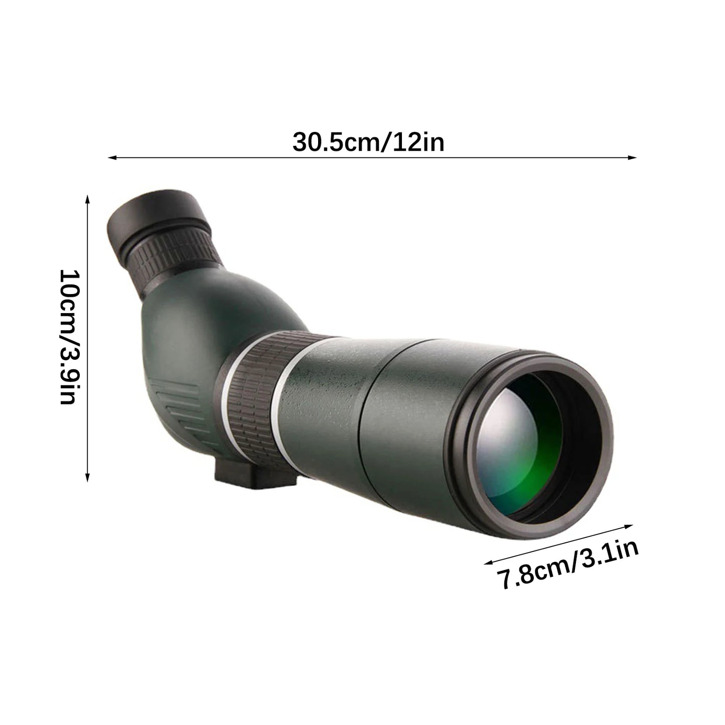 New 20-60X60 Telescope Spotting Scope Large Field Powerful Zoom Monocular With Phone Adapter Tripod For Bird Watching Camping