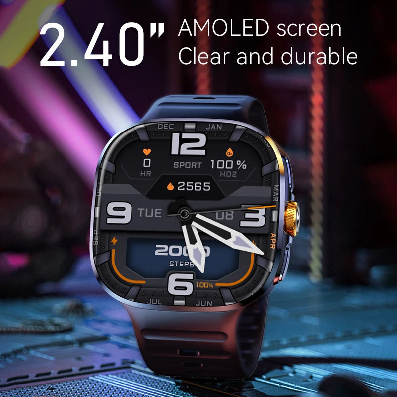 5G/4G Full Network Smart Watch 2.40 inch Big Screen HD Video Call WIFI GPS 8GB+128GB RAM 2100mAh Google Play Sim Card Smartwatch