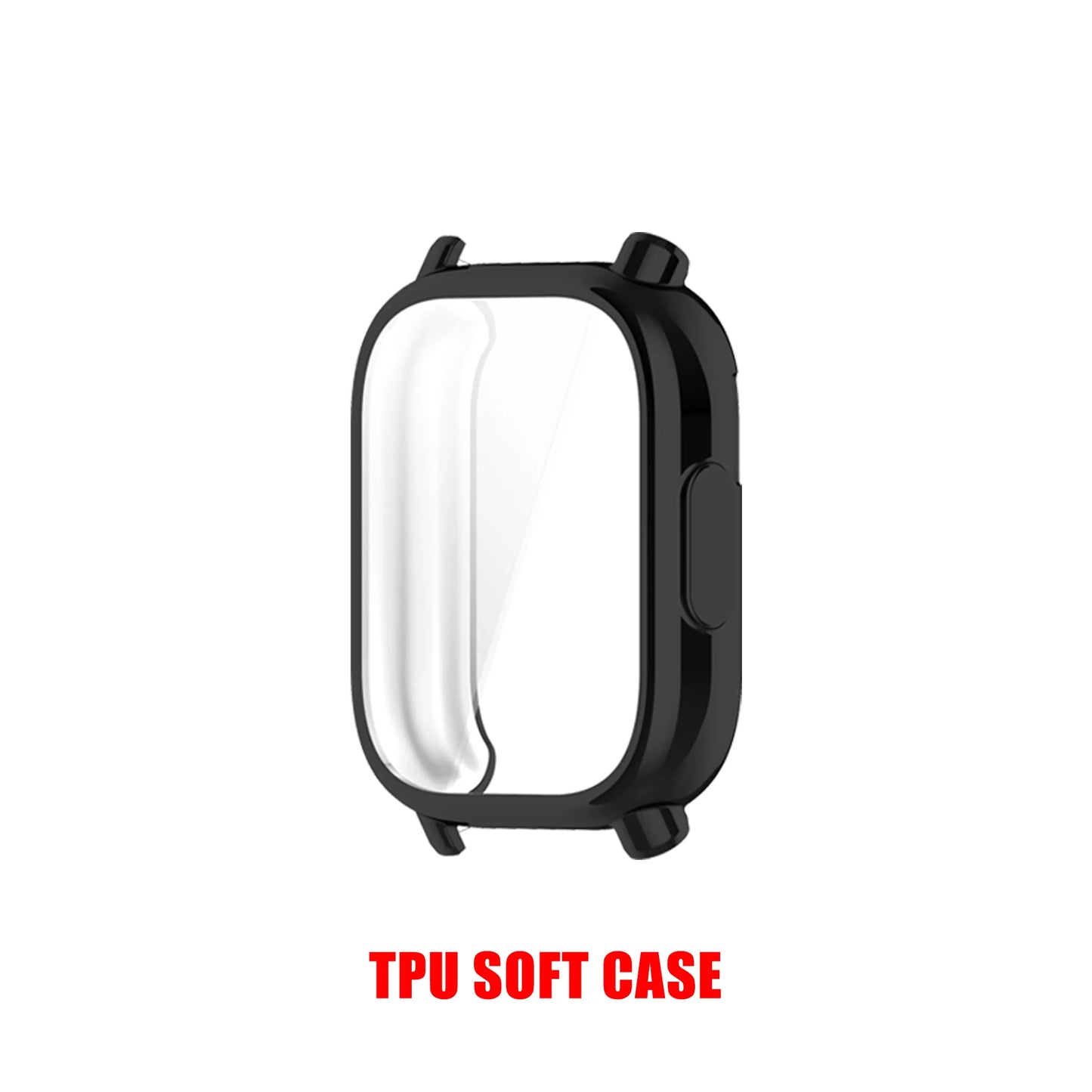 Full Cover Screen Protector Case For Xiaomi Redmi Watch 5 Active Lite Case Tempered Glass Anti-scratch Film Bumper Protective