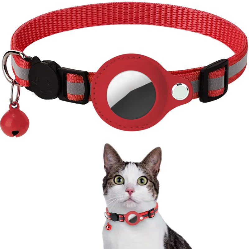 OPPO GPS Smart Tracker Bluetooth Locator Anti-Lost Pet Cat Collar Protective Wearable Tracker Protective  For Apple Android Find