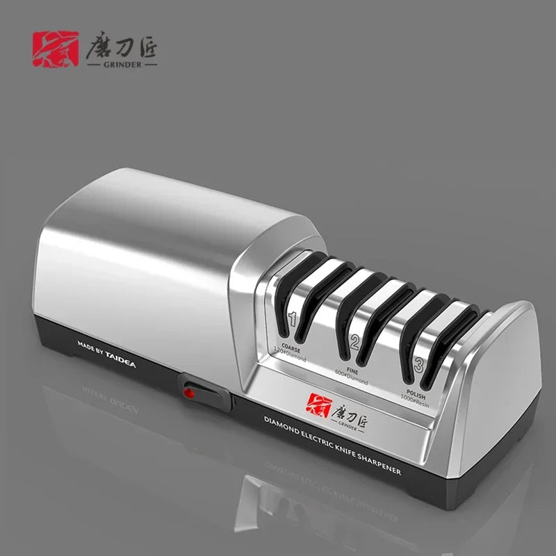 TAIDEA Professional Electric Knife Sharpener - 3-Stage System, Restore and Polish Blades Effortlessly Kitchen Sharpener