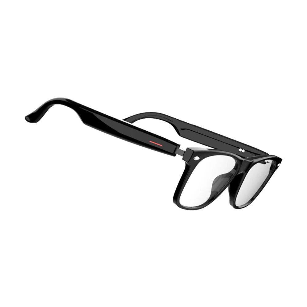 Camera Glasses AI Voice Assistant BT Audio Glasses Open Ear Sound Mic & Speakers Outdoor Sport Glasses with Camera for Women Men