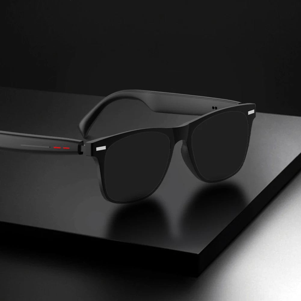 Camera Glasses AI Voice Assistant BT Audio Glasses Open Ear Sound Mic & Speakers Outdoor Sport Glasses with Camera for Women Men