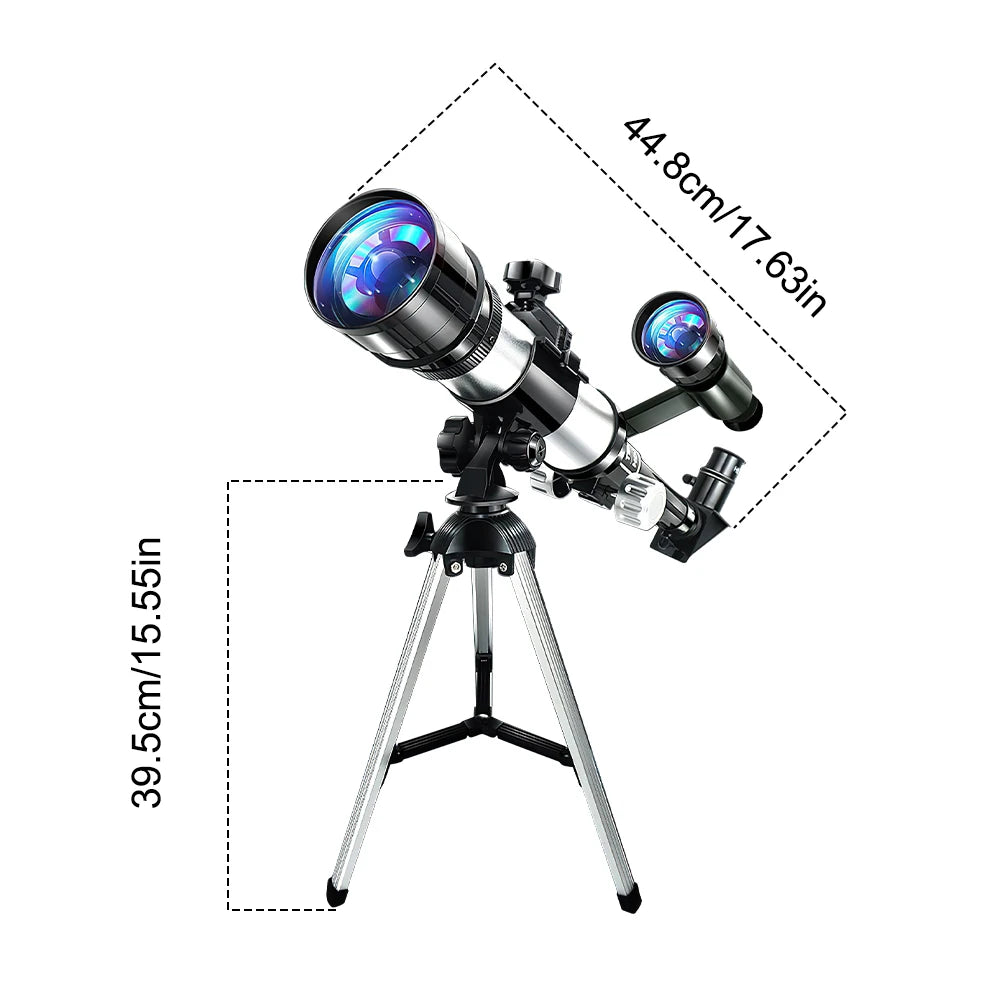 Professional HD Astronomical Telescope FMC Multi-coated Optical Double Lens Monocular for Watching See The Moon and Stars Bird