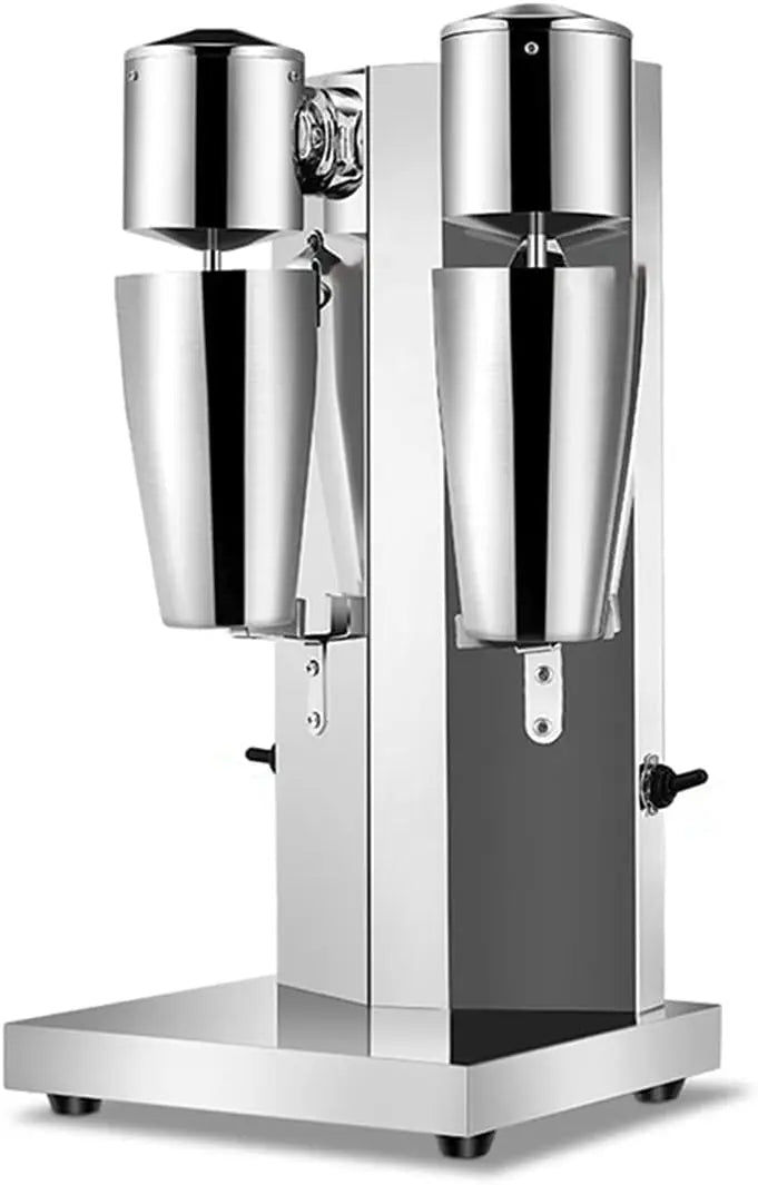 Milkshake Maker Double Head Milk Shake Machines Commercial Milk Shake Maker Stainless Steel Milkshake Blender Electric Milkshake