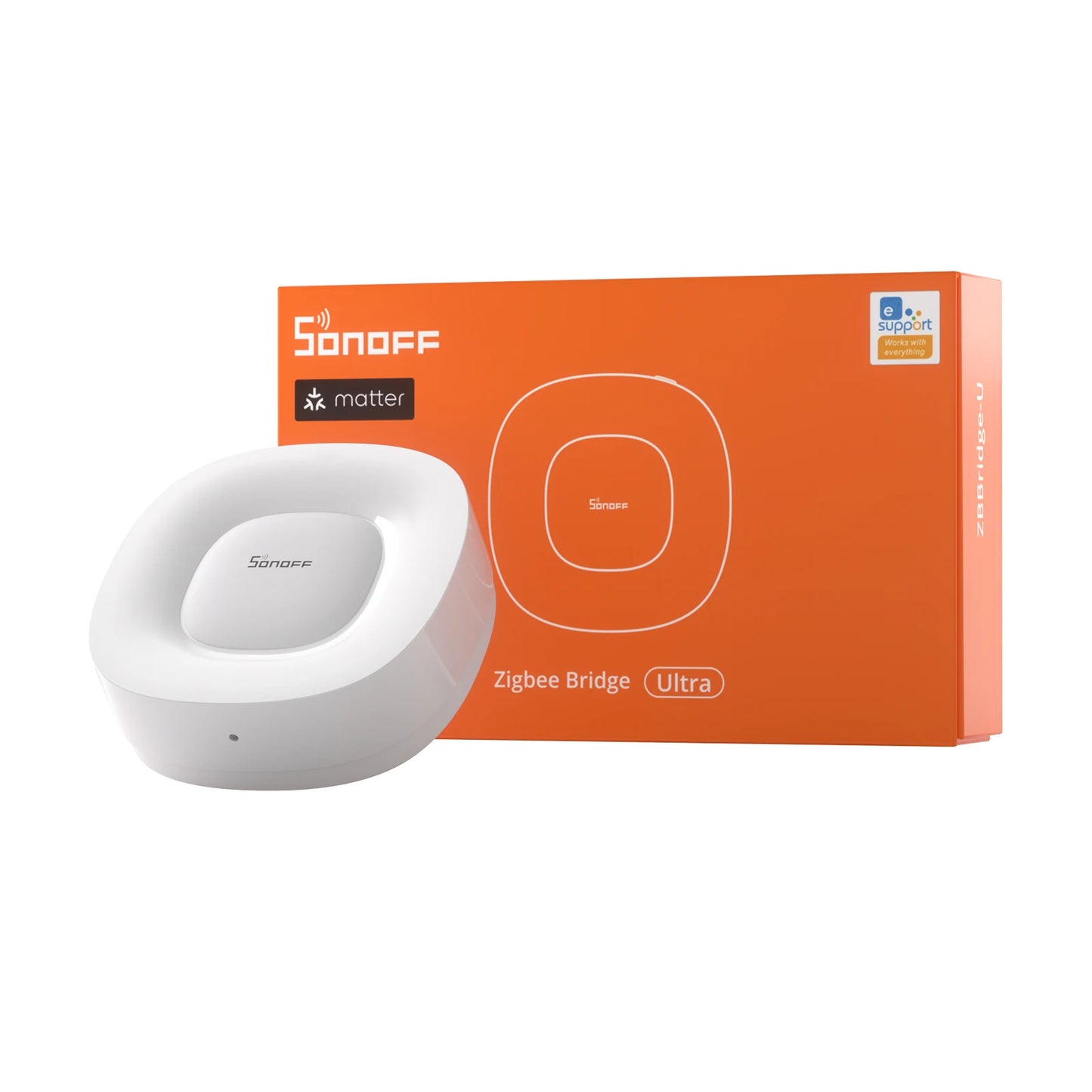 SONOFF ZBbridge-U Matter Zigbee Bridge Ultra Smatr Home Security Ethernet Connection OTA Upgrade Works SNZB-03P/SNZB-06P Devices