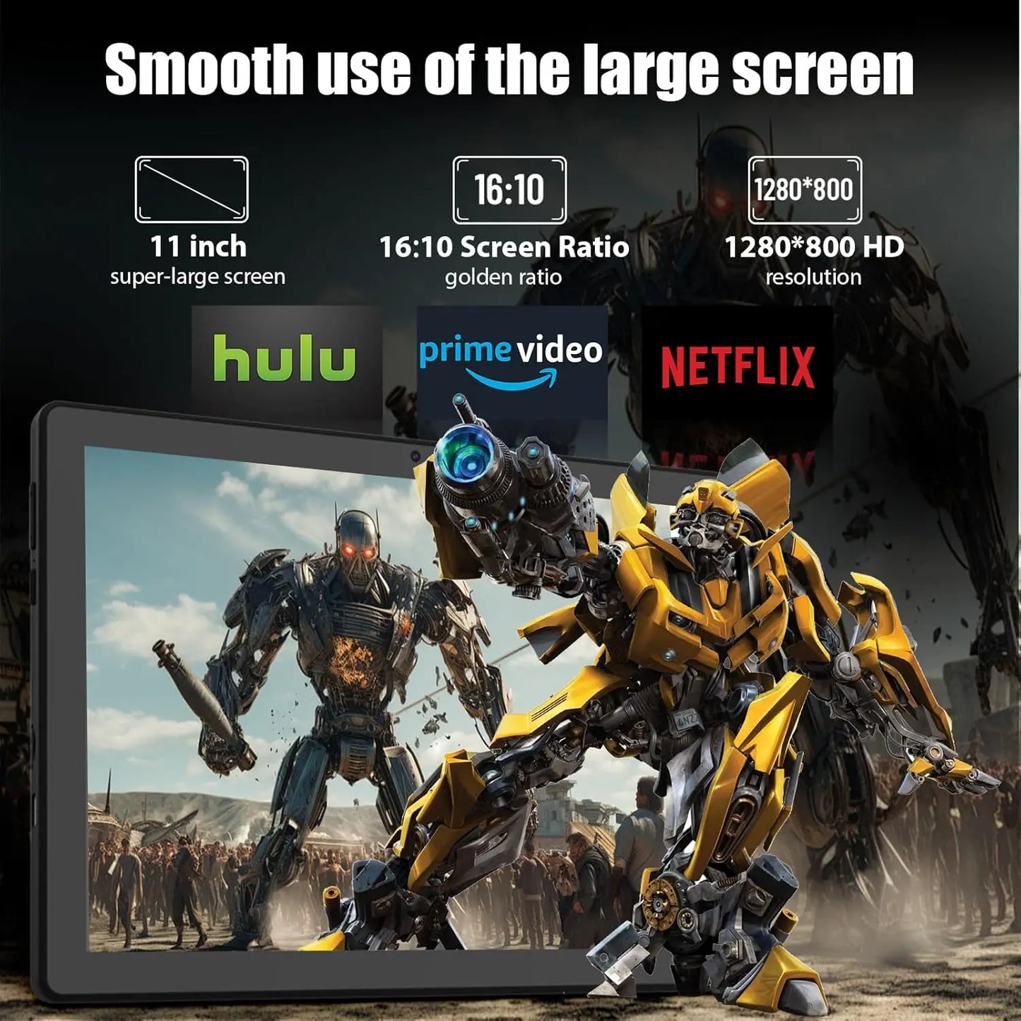 11 Inch 14GB RAM+64GB ROM (TF 1TB) Android 14 Octa-Core 6800mAh With Stylus Keyboard Mouse for Online Learning and Office Work