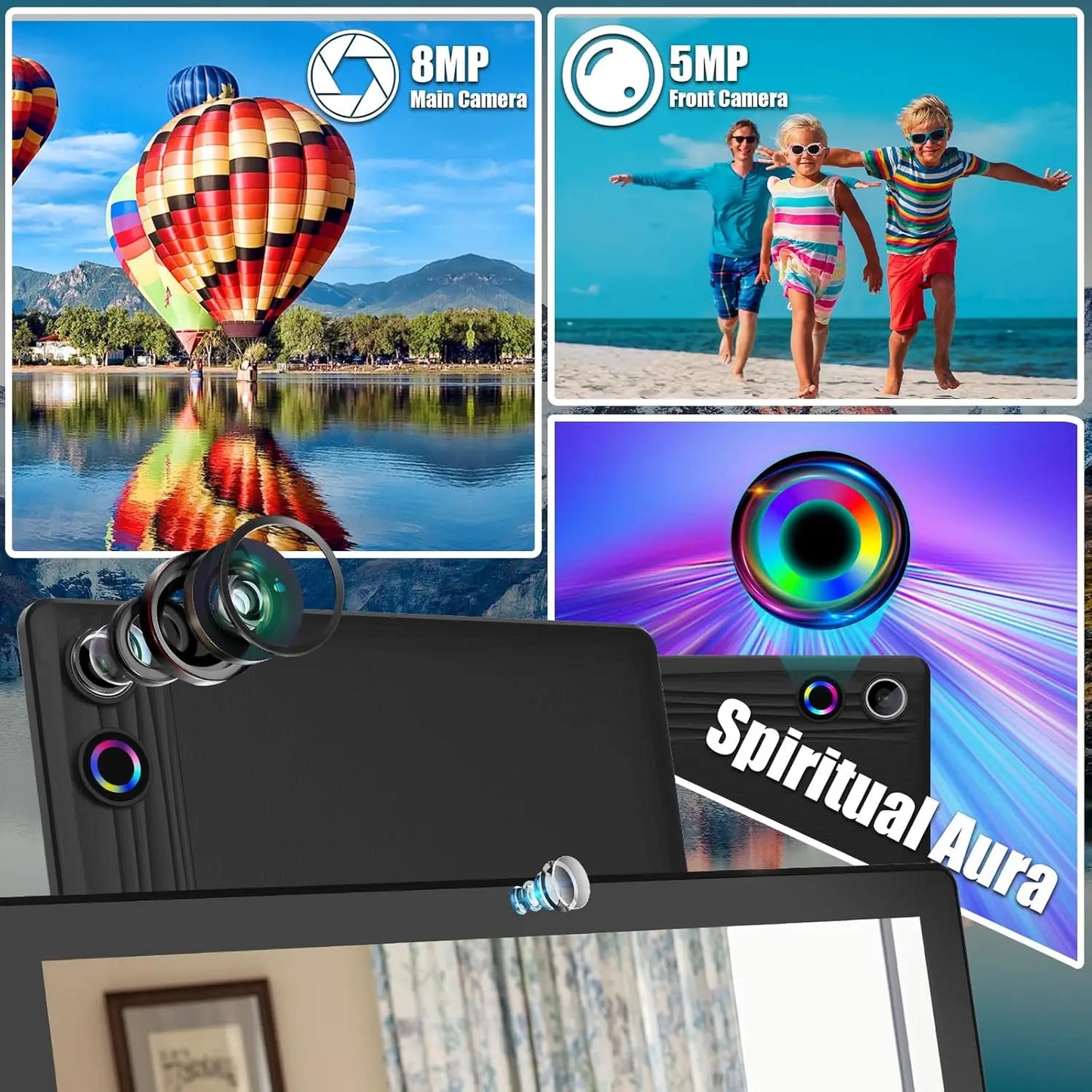 11 Inch 14GB RAM+64GB ROM (TF 1TB) Android 14 Octa-Core 6800mAh With Stylus Keyboard Mouse for Online Learning and Office Work