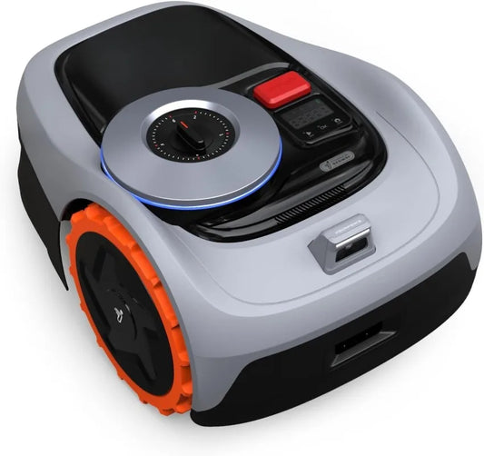 i105N Robot Lawn Mower Perimeter Wire Free 1/8 Acre RTK+Vision Robotic Lawnmower, AI-Assisted Mapping, Virtual Bo
