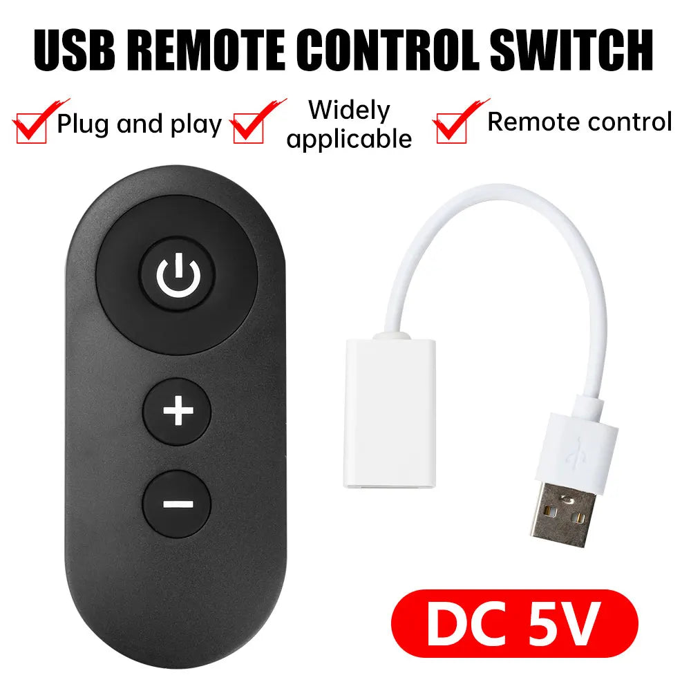 DC 5V USB RF Remote Switch - Wireless LED Strip Dimmer & Fan Speed Controller Module for Cabinet/Night Lights DIY Lighting Contr